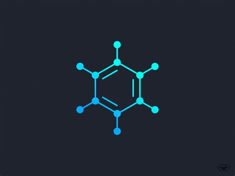 Molecule Logo By Visual Curve On Dribbble