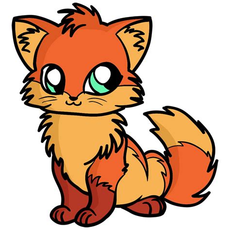 Easy Fox Drawings