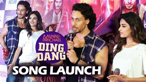 ding dang song launch full event munna michael tiger shroff nidhi agerwal youtube