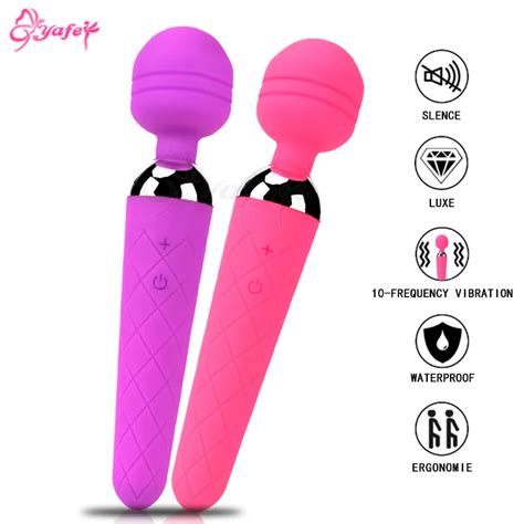 10 Speed Av Stick Vibrators Women Erotic Sex Toys Clitoris Stimulation