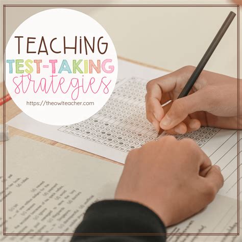 Teaching Test Taking Strategies The Owl Teacher By Tammy Deshaw