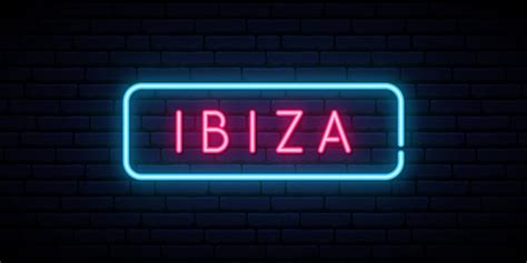 Ibiza Neon Sign Vector Premium Download