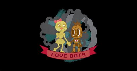 Love Bots Love Sticker Teepublic