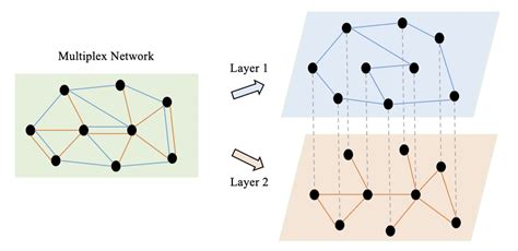 An Example Of The Multiplex Network Where Different Colors Represent