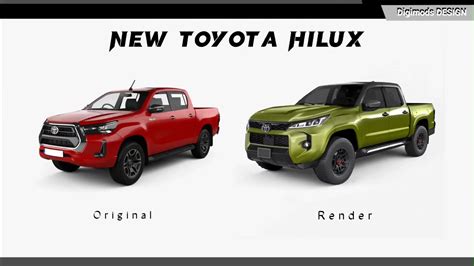 2025 Toyota Hilux Trd Pro Mid Size Truck Digitally Makes Tacoma Fans