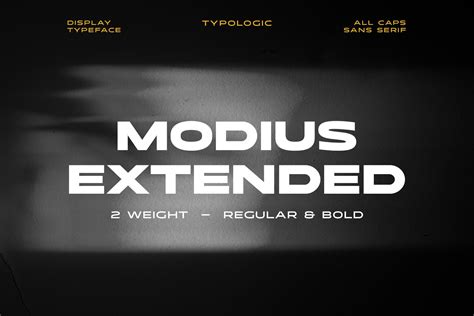Modius Extended Font - Dafont Free