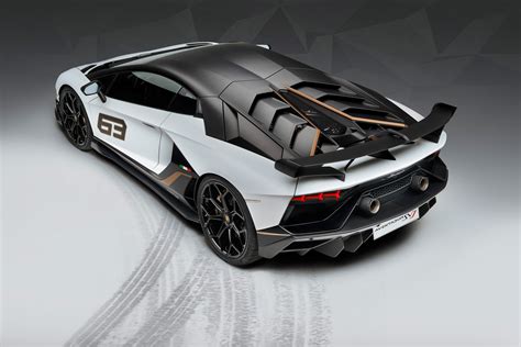 Lamborghini Aventador Svj 63 2018 Rear Wallpaperhd Cars Wallpapers4k