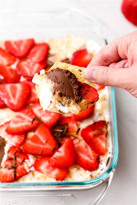 I do one layer of chocolate pudding (mixed with cool whip) and one layer of vanilla. Dessert Seven Layer Dip | Darn Good Veggies