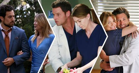 grey s anatomy all of meredith s romances ranked and 12 she should give a shot