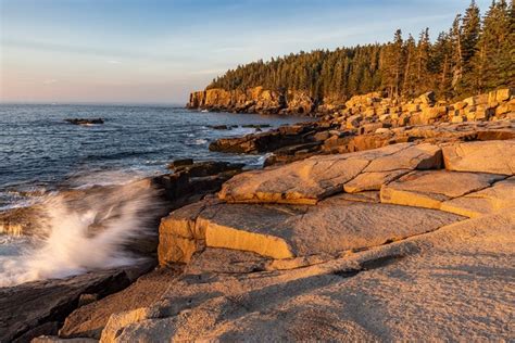 Somerset House Images Otter Cliffs At Sunrise In Acadia National