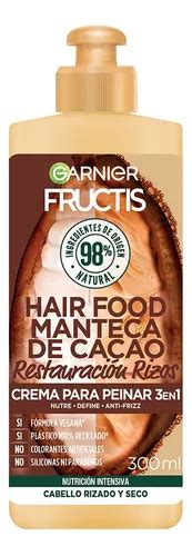 Garnier Fructis Hair Food Cacao Crema Peinar Pelo Rizado 300 Ml Mercadolibre