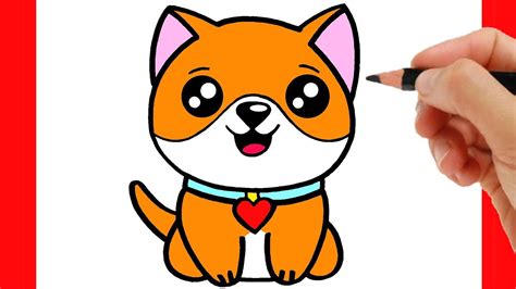 C Mo Dibujar Un Perro Kawaii Dibujos Kawaii Como Dibujar Un Perro