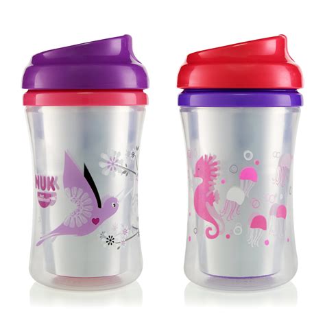 First Essentials By Nuk Insulated Cup Like Rim Sippy Cup 9 Oz 2 Pack