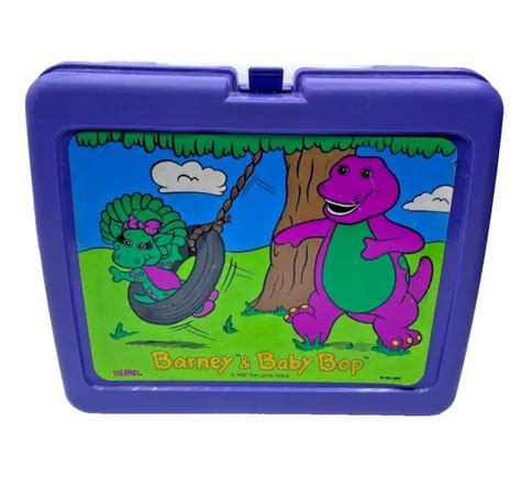 Vintage Barney And Baby Bop Lunch Box 1992 Lyons Group 1274 Picclick