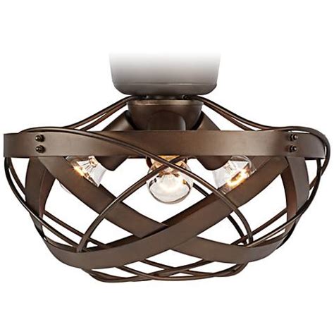 Not merely as main lighting but also enhancement to overall room decor at high quality of design and function. Orbital Weave Oil-Rubbed Bronze Fan Light Kit - #5N364 ...