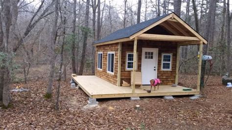 How To Build Your Own Tiny Cabin Building A Cabin Diy Cabin Tiny Cabin