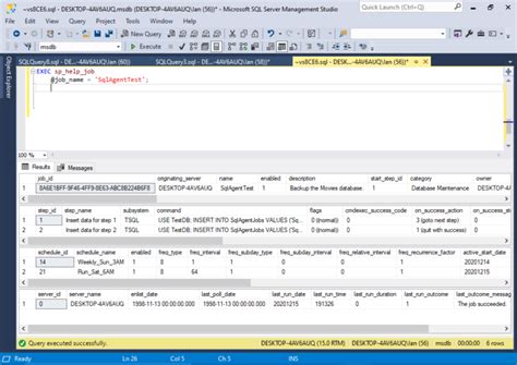 Ways To Get A List Of Schedules In Sql Server Agent T Sql
