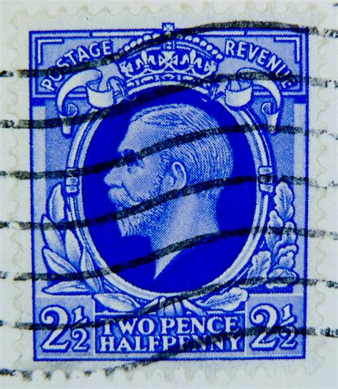 Old Stamp Gb Great Britain 25d 2 12 D George V England 2 Flickr