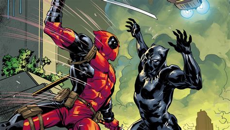 Deadpool Vs Black Panther Deadpool Comic Deadpool Black Panther