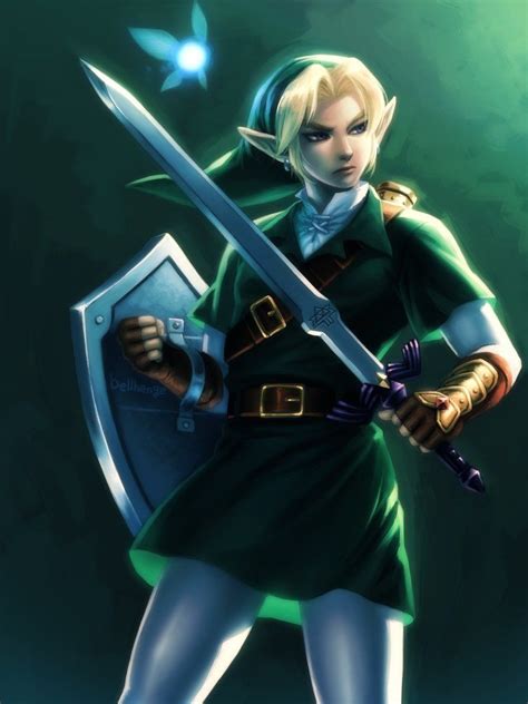 Link Legend Of Zelda Ocarina Of Time By Bell Henge Legend Of Zelda
