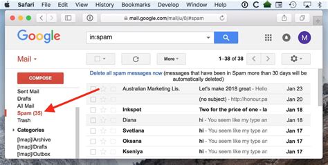 How To Stop Email To Drop Into Spam Folder In Gmail Aol Email Email