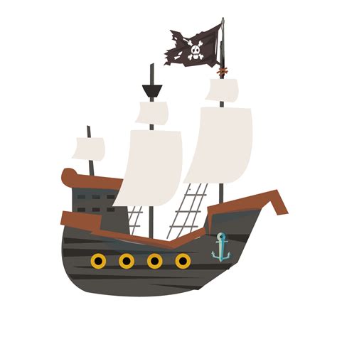 Piracy Ship Cartoon - Cartoon pirate ship png download ...