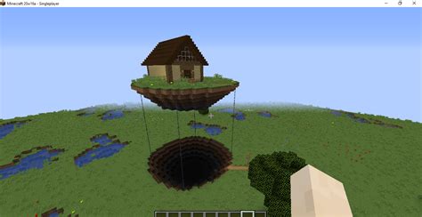 I Made A Floating Island Chained To The Ground Minecraft