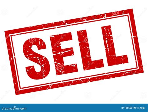 Sell Stamp Stock Vector Illustration Of Sell Insignia 106508140