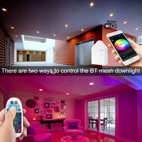 Pachet Spoturi Led Rgb Inteligente Geyueya Home Bluetooth W