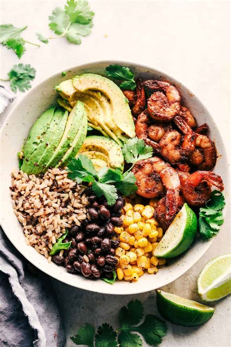 A happier bird makes for happier food. Blackened Shrimp Avocado Burrito Bowls | The Recipe Critic