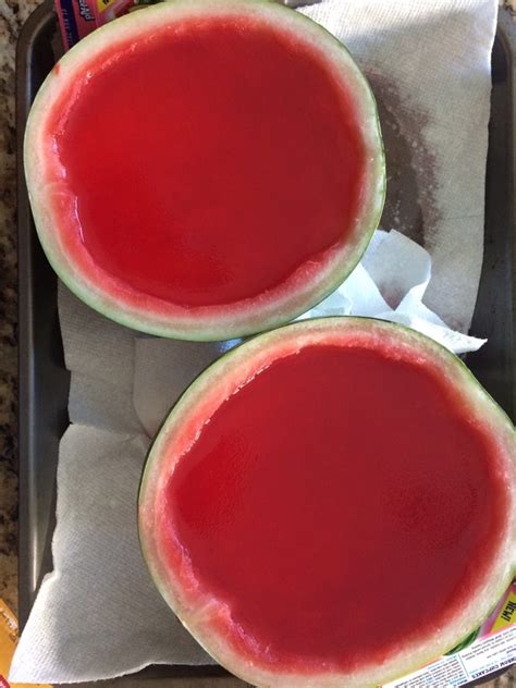 Sliced Watermelon Jello Shots Positively Stacey