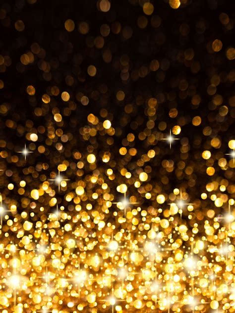 Black And Yellow Glitter Background