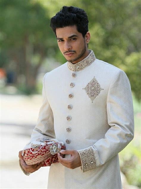 Most people think that islamic brides cannot be stylish. Sherwani | Sherwani groom, Wedding sherwani, Indian groom wear