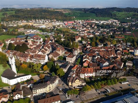 Luftaufnahme Bischofszell Stadtzentrum - Luftbilderschweiz.ch