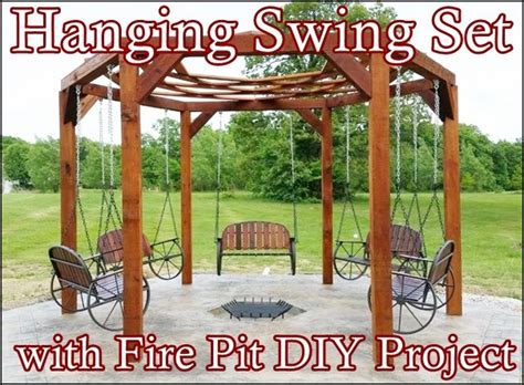 Large scale fire pit blueprint. 12 Fire Pit Swing Plans | Guide Patterns