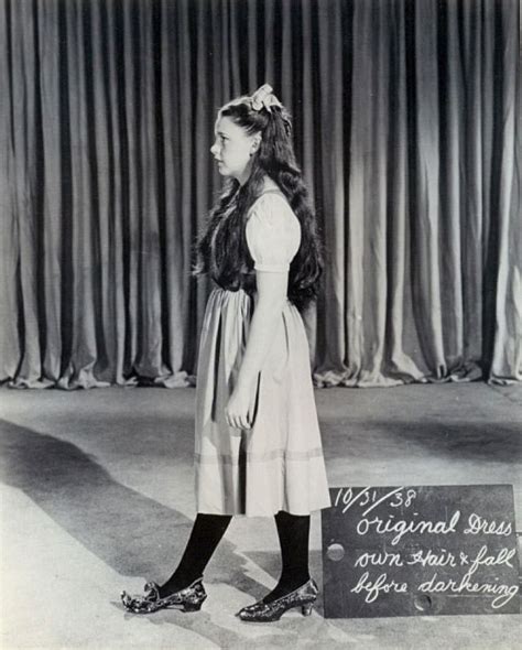 Judy Garland Hair And Costume Tests For ‘the Wizard Of Oz 1939