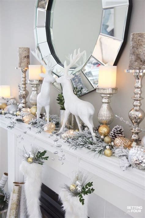 51 Elegant White Christmas Decoration Ideas White Christmas Decor