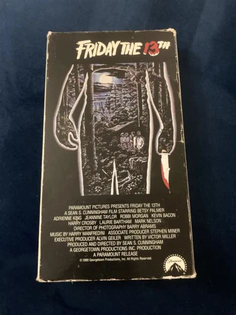 FRIDAY THE TH Part Gateway VHS Horror Slasher Film Jason Voorhees PicClick