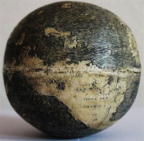 Oldest Globe To Show New World Discovered Photos The Oldest