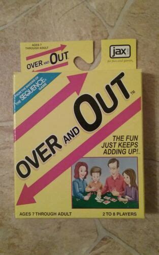 Over And Out Card Game The Fun Just Keeps Adding Up By Jax Games Ebay