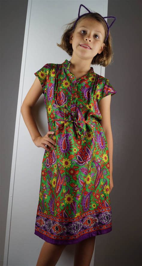 Ethical Handmade Annie Cotton Shirt Summer Dress Kobomo