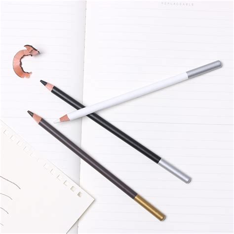2pcs Professional White Highlight Liner Sketch Art Drawing Pencil