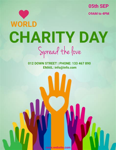 Copy Of Charity Daycharitydonationevent Postermywall