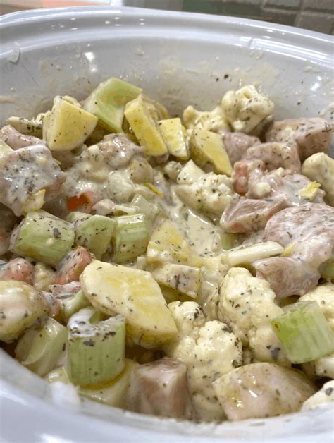 Easy Creamy Chicken Stew Crock Pot Recipe