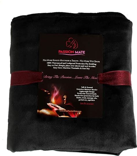 passion mate waterproof sex blanket bed pad leakproof reusable and washable sheets and