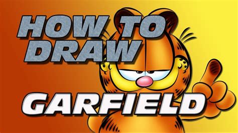 How To Draw Garfield Easy Method Youtube