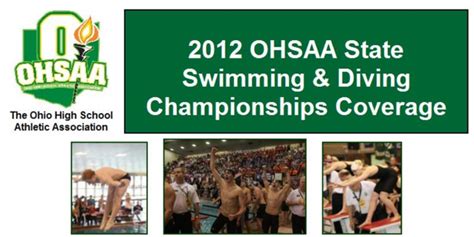 Congratulations To The Ohsaa State Swimming And Diving Champions The