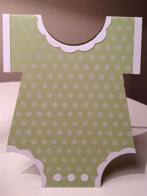 Cards And Cardigans Baby Onesie Card