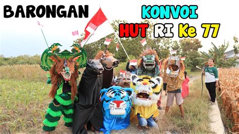 Barongan Prayakan 17 Agustusan Konvoi Hut Ri 77 Devil Macan Sapi