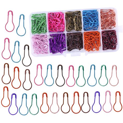 Buy 300 Pieces Safety Bulb Pins10 Colors Calabash Crochet Stitch